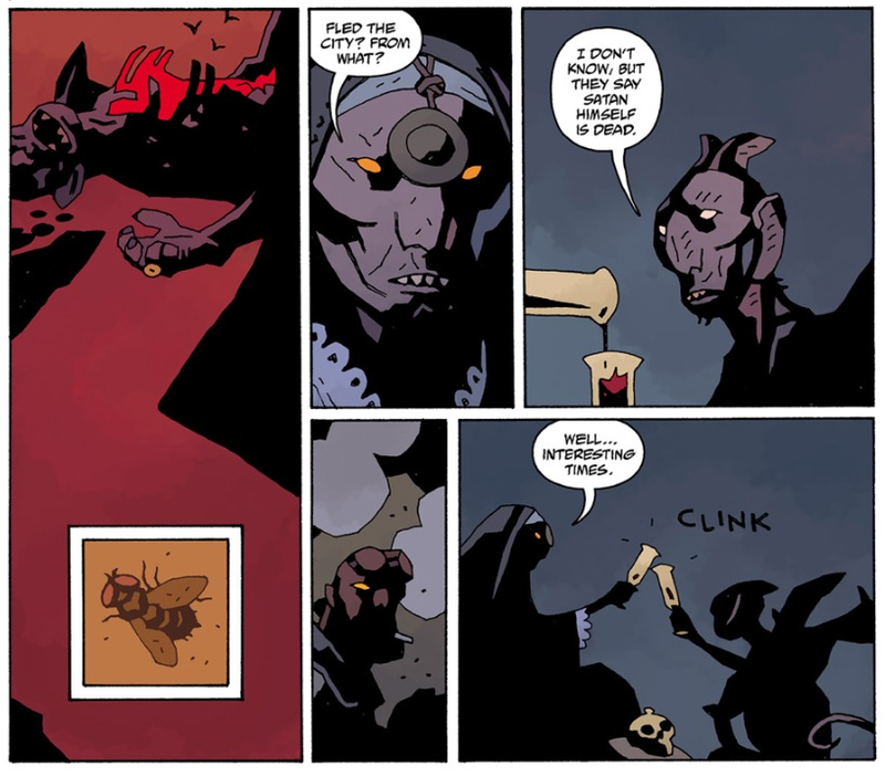 Illustration for article titled Mike Mignola gives a tour of Hellboy In Hell’s risky first five issues